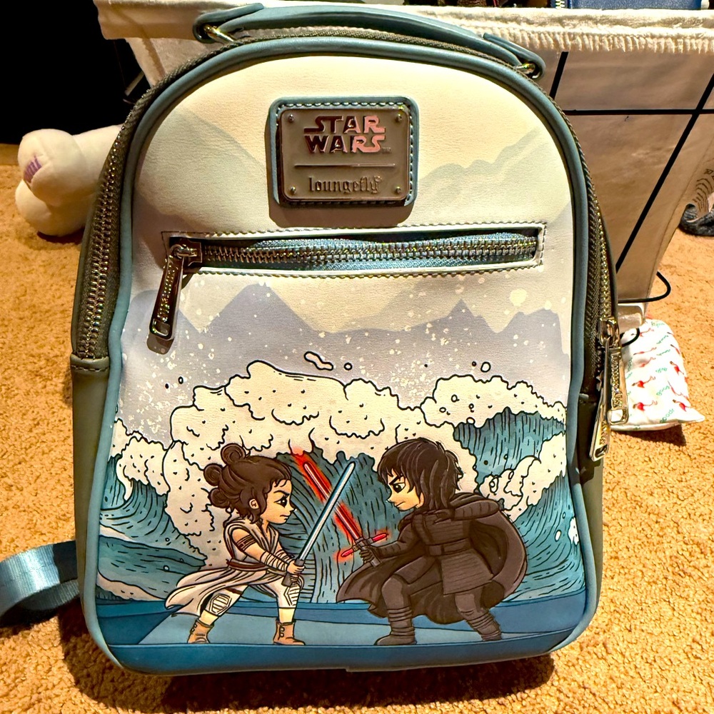 Loungefly Rey and Kylo Ren Mini Backpack
